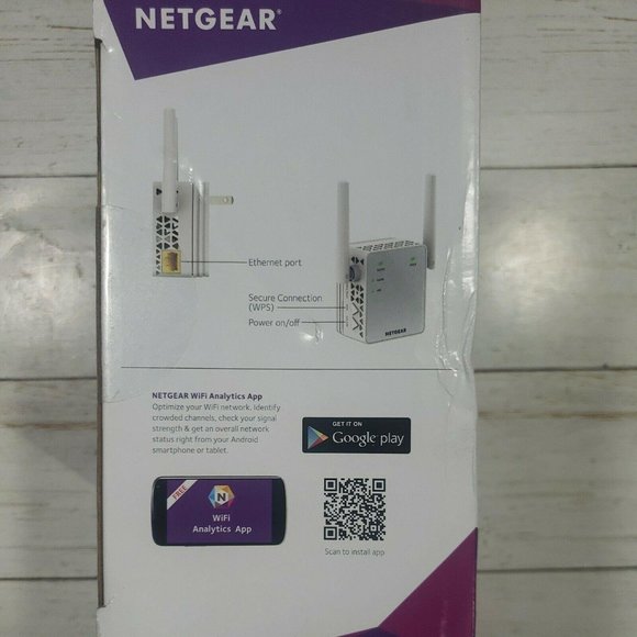 NETGEAR WiFi Range Extender AC750 EX3700 100NAS - Picture 6 of 6